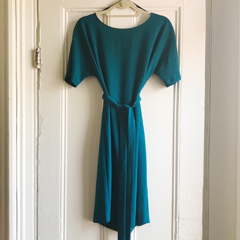 Teal Zara mid length dress